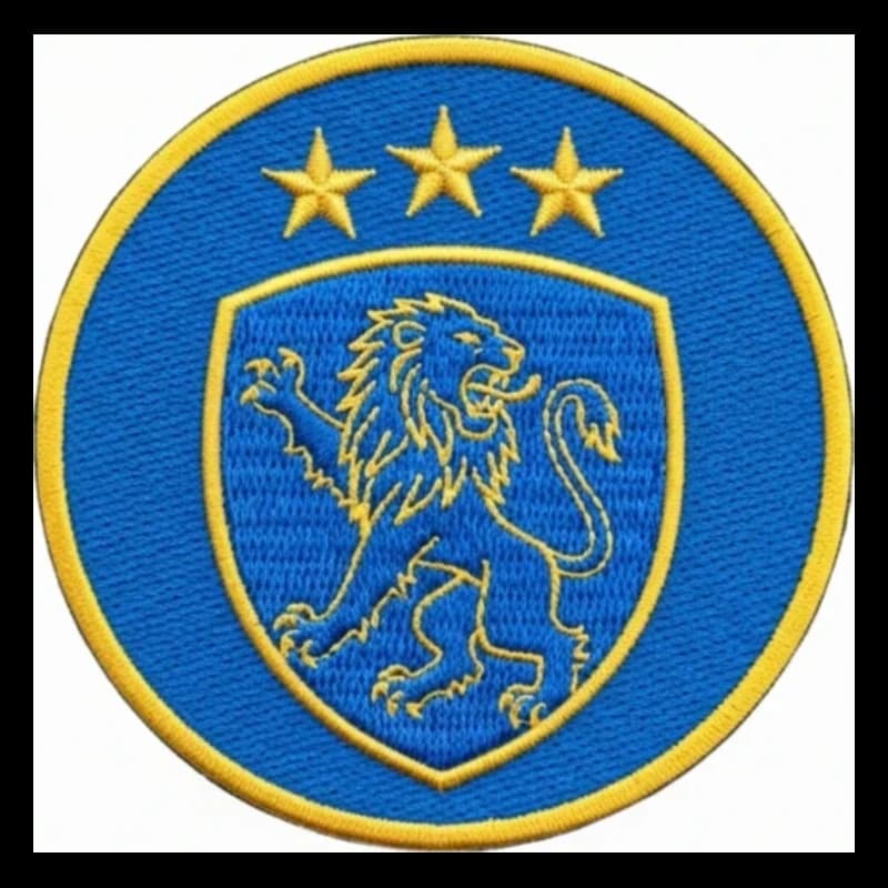 Écusson brodé rond club de football